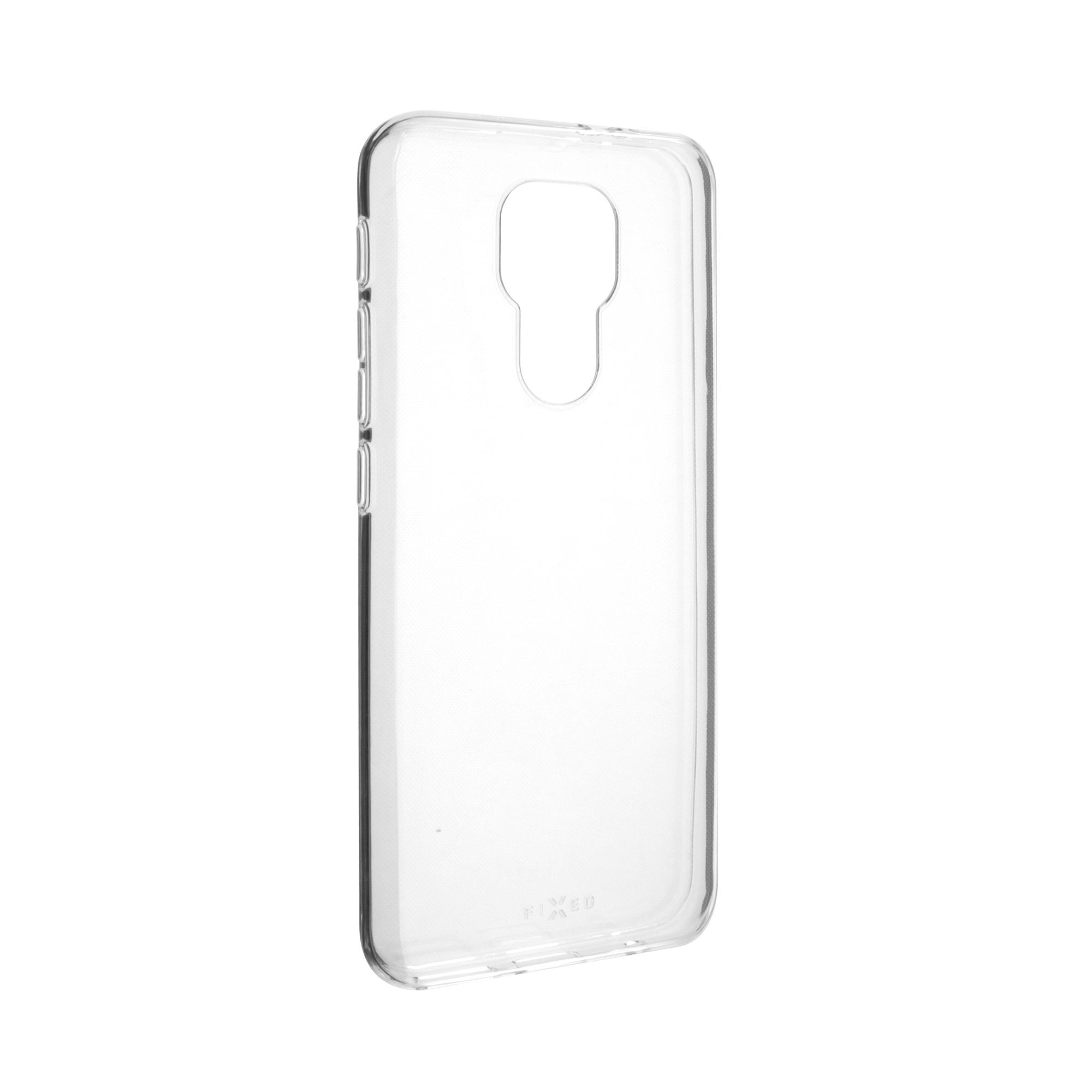 Ultratenké TPU gelové pouzdro FIXED Skin pro Motorola Moto E7 Plus, 0,6 mm, čiré