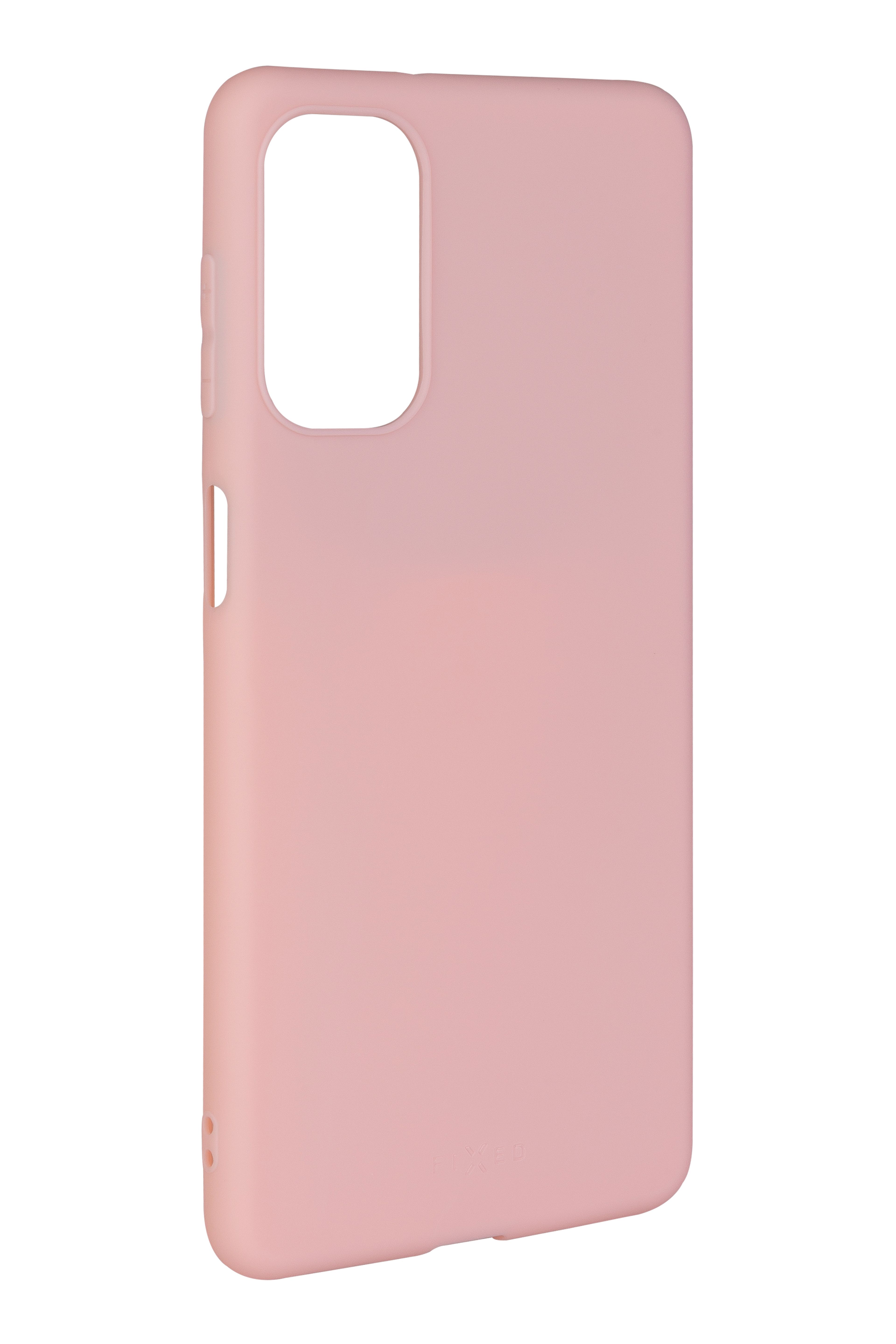 Zadní pogumovaný kryt FIXED Story pro Samsung Galaxy M52 5G, růžový
