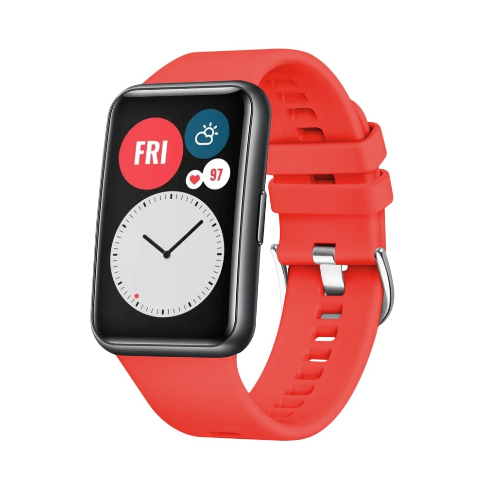 Silikonový řemínek FIXED Silicone Strap pro Huawei Watch FIT, červený FIXSSTB-1054-RD