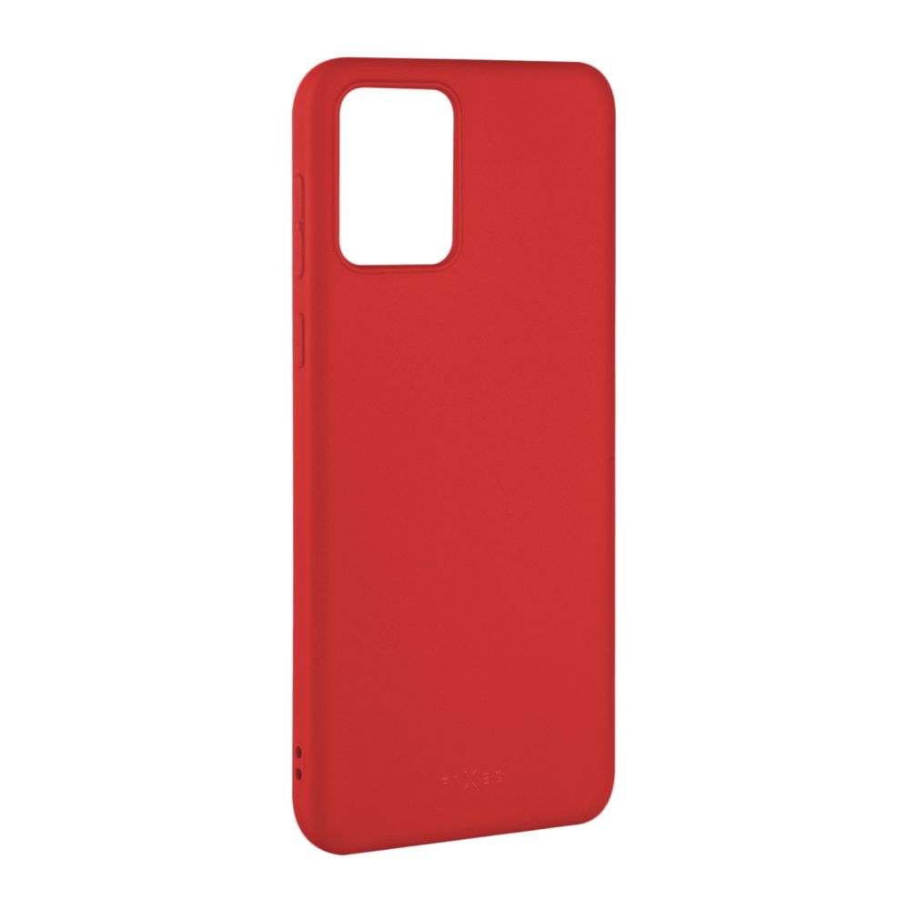 Zadní pogumovaný kryt FIXED Story pro Motorola Moto E13, červený