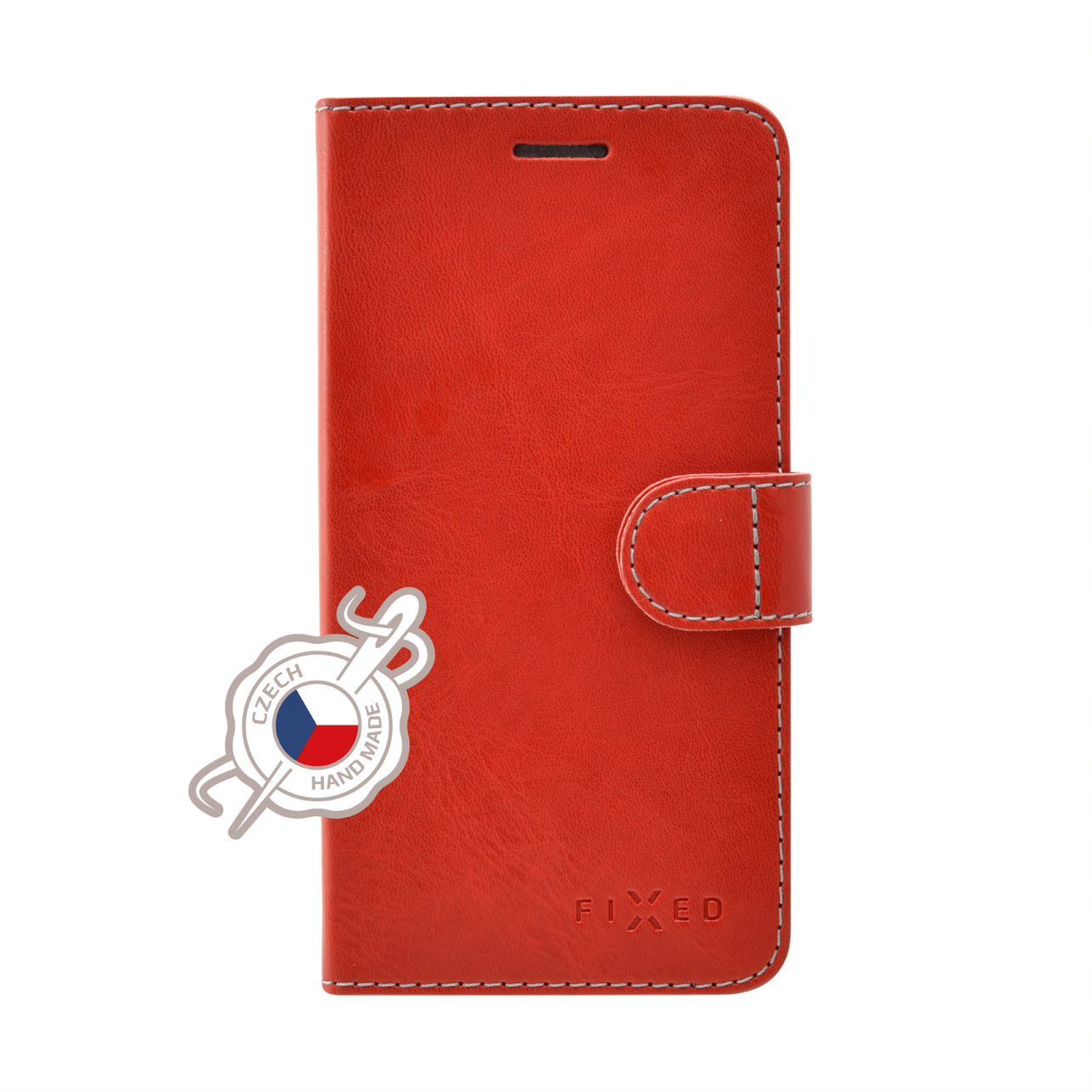Pouzdro typu kniha FIXED FIT pro Samsung Galaxy A51, červené
