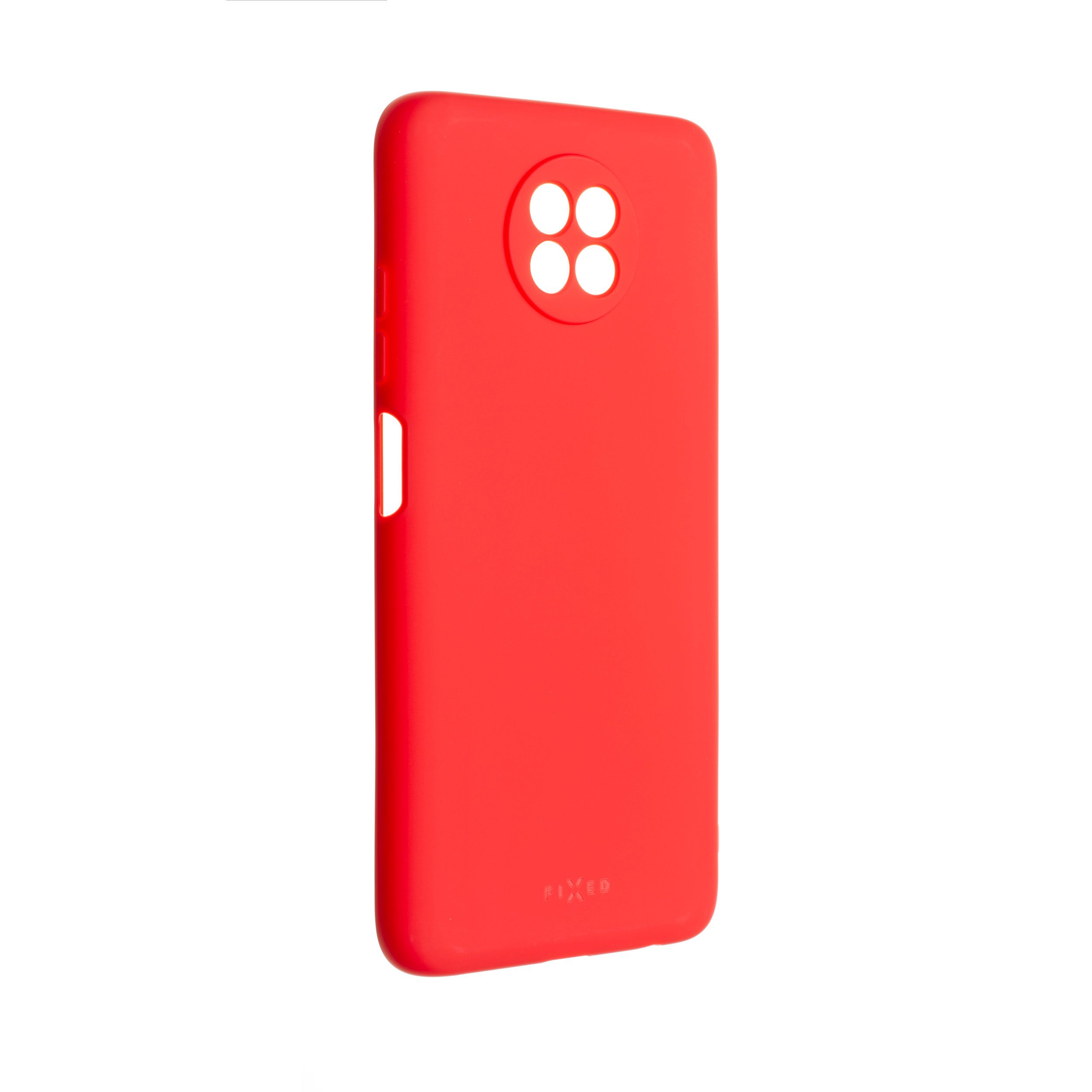 Zadní pogumovaný kryt Story pro Xiaomi Redmi Note 9T, červený