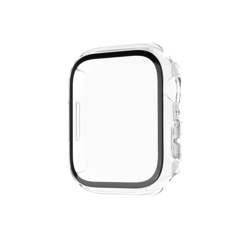 Ochranné pouzdro Pure s temperovaným sklem pro Apple Watch 44mm, čiré