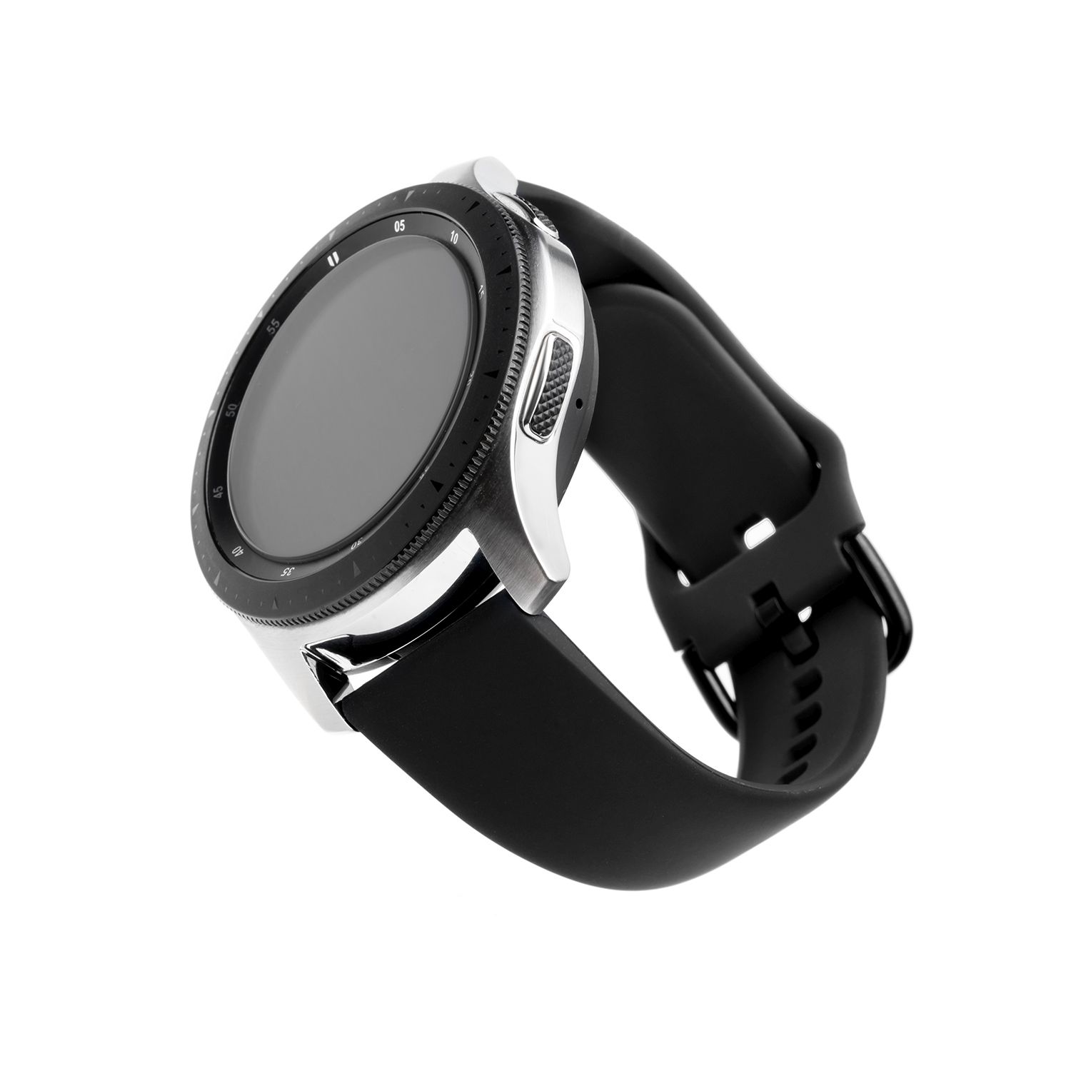 Silikonový řemínek Silicone Strap s Quick Release 20mm pro smartwatch, černý