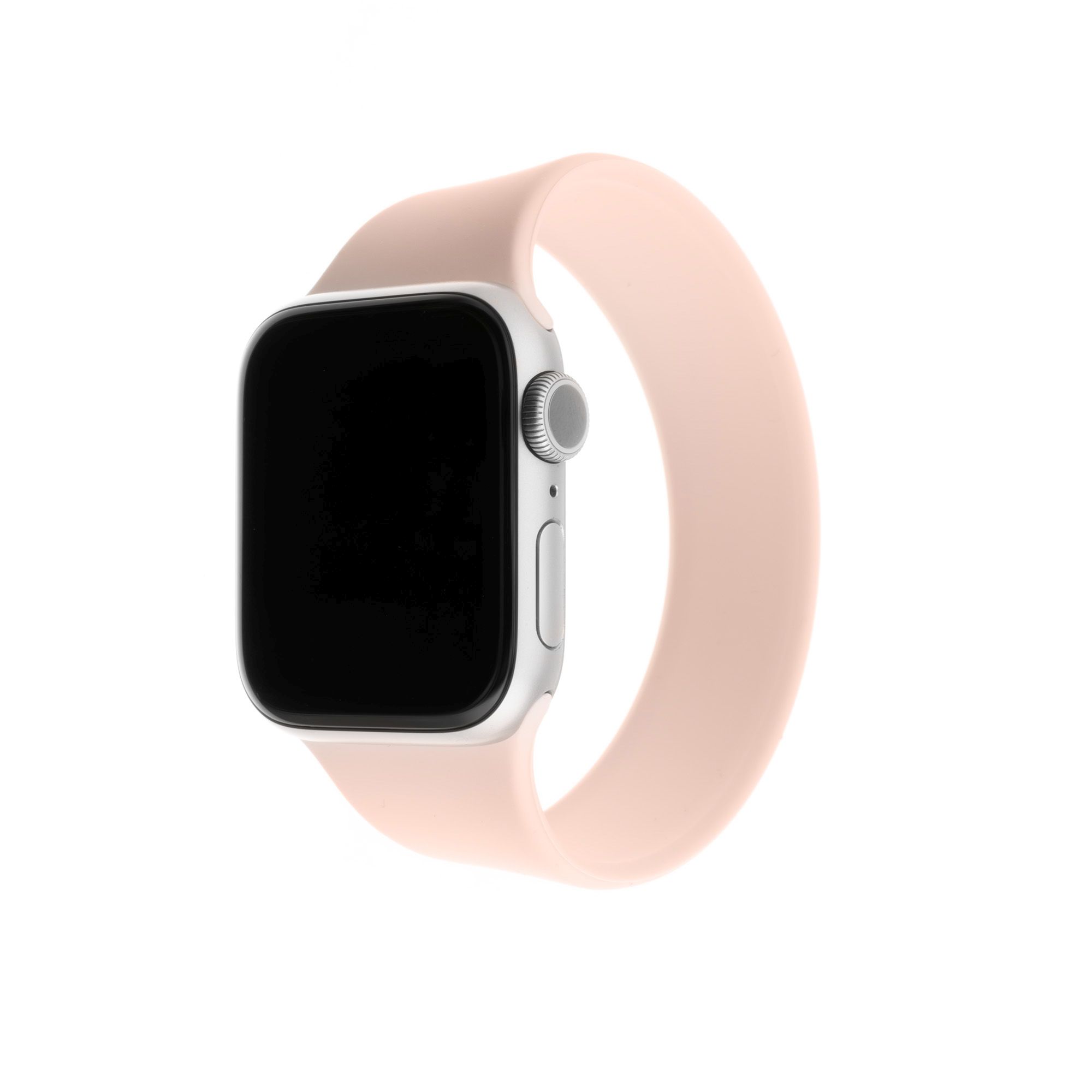 Elastický silikonový řemínek Silicone Strap pro Apple Watch 38/40/41mm, velikost XL, růžový