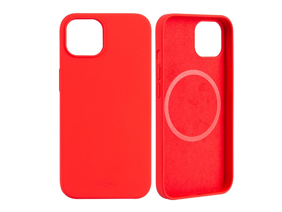 Zadní kryt MagFlow s podporou MagSafe pro Apple iPhone 13, červený
