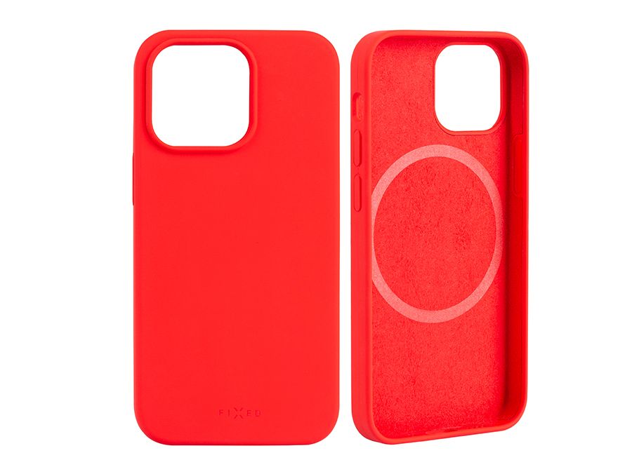 Zadní kryt MagFlow s podporou MagSafe pro Apple iPhone 13 Pro, červený