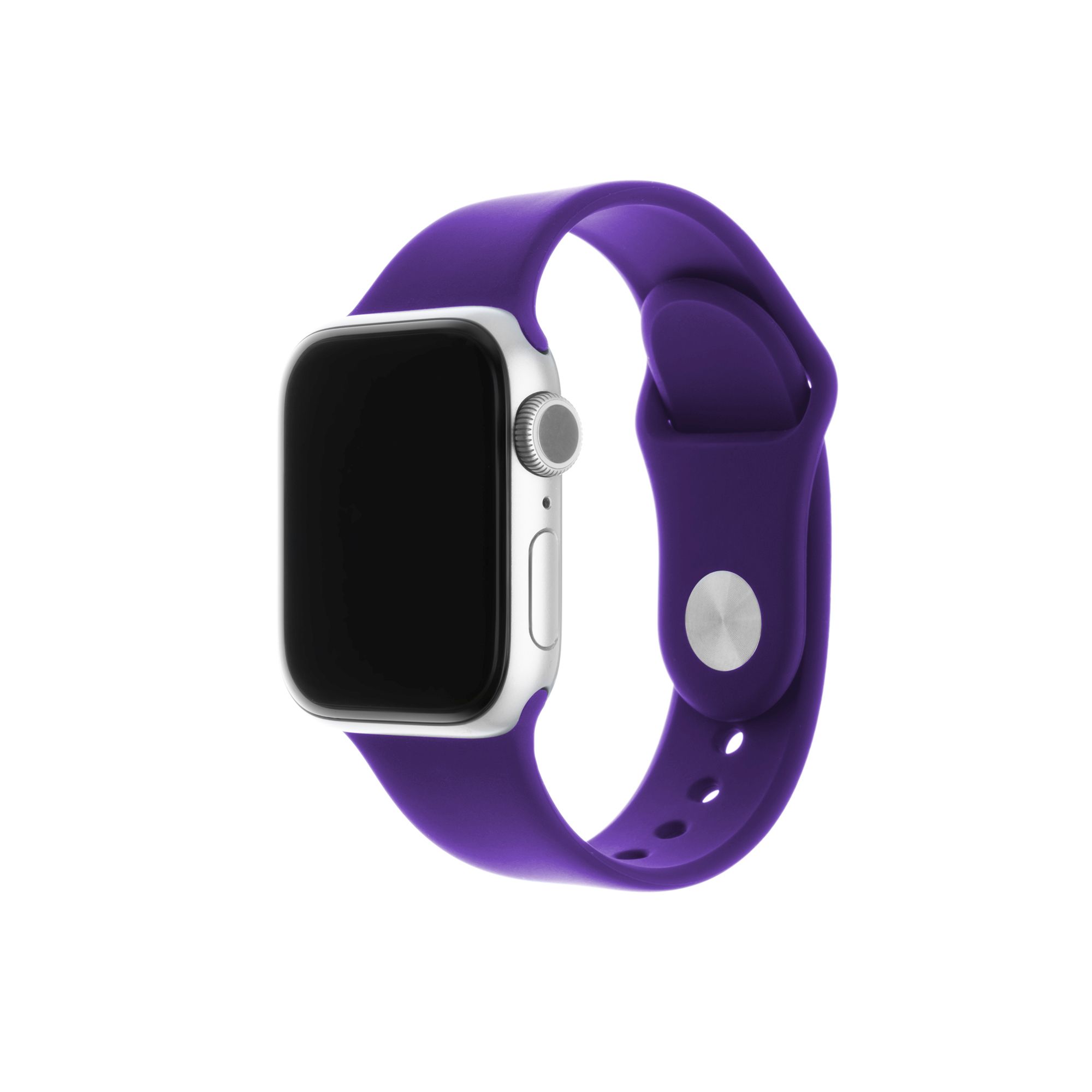 Set silikonových řemínků Silicone Strap pro Apple Watch 38/40/41mm, tmavě fialový