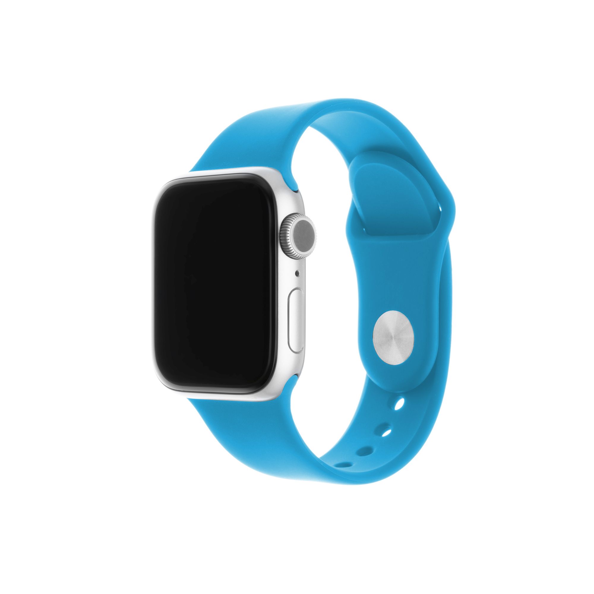 Set silikonových řemínků Silicone Strap pro Apple Watch 38/40/41mm, sytě modrý