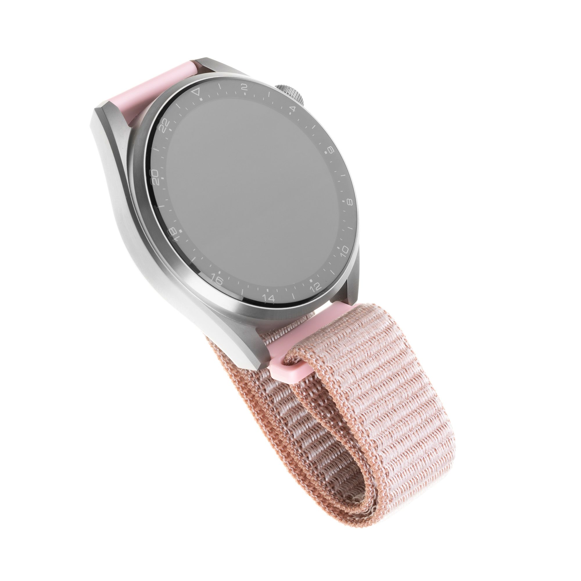 Nylonový řemínek Nylon Strap s Quick Release 20mm pro smartwatch, růžově zlatý