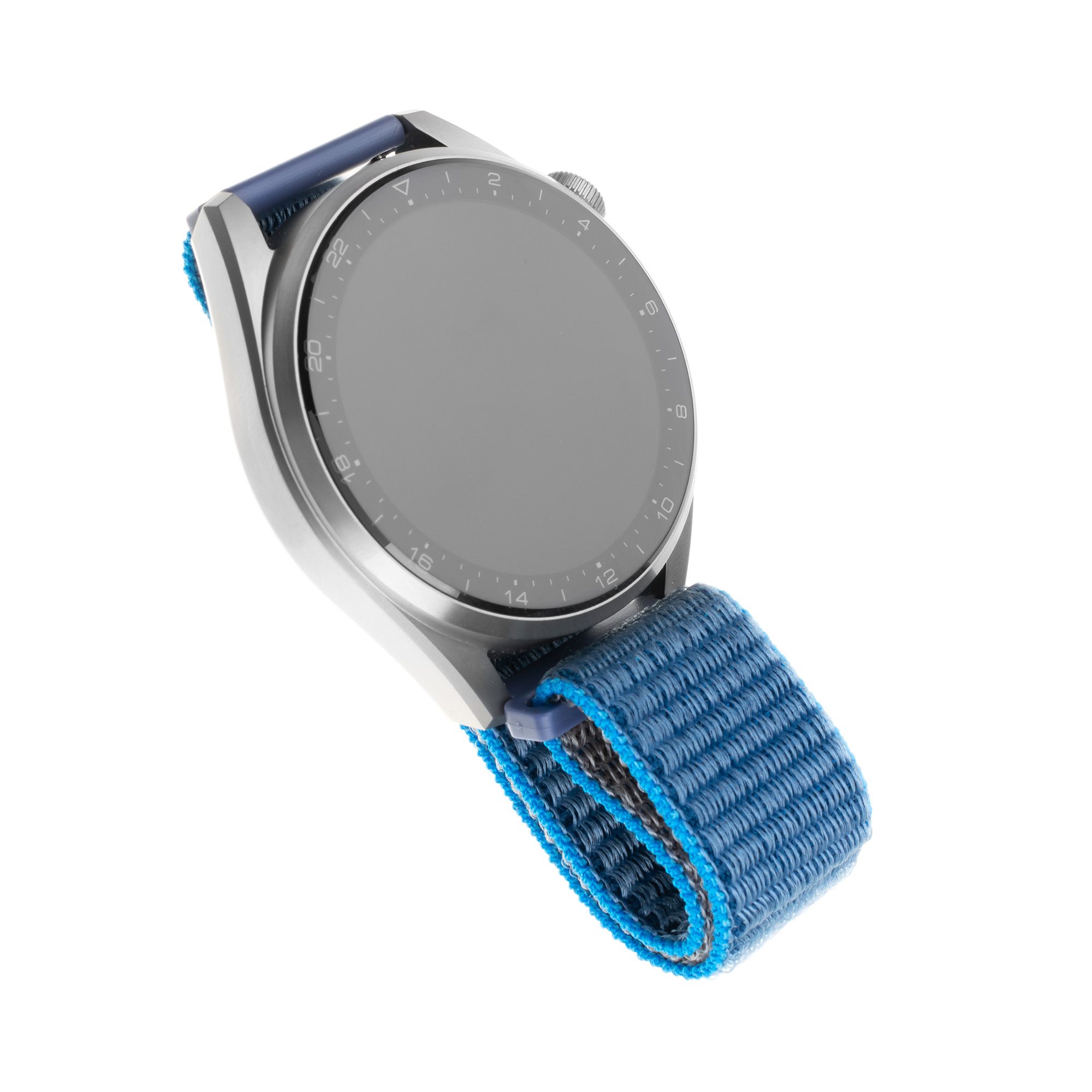 Nylonový řemínek Nylon Strap s Quick Release 22mm pro smartwatch, temně modrý