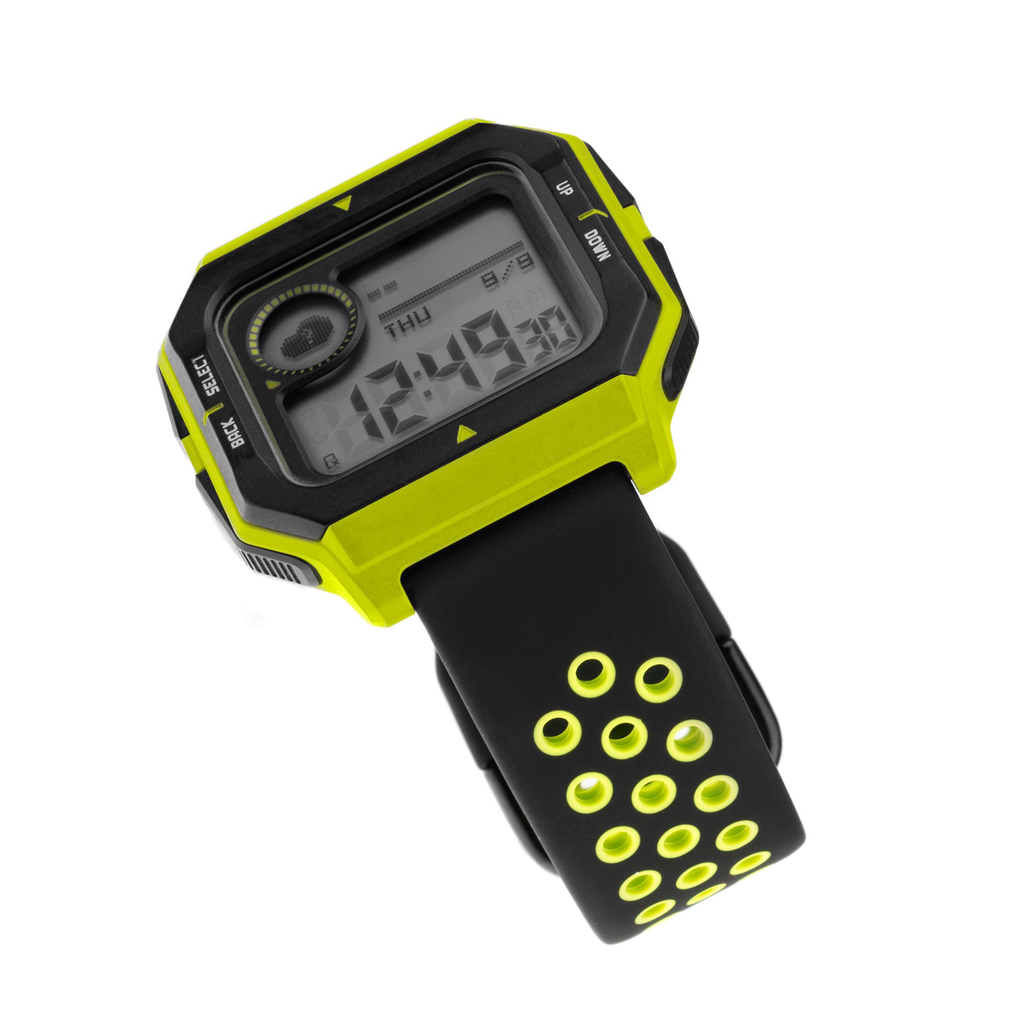 Silikonový řemínek Sport Silicone Strap s Quick Release 20mm pro smartwatch, černolimetkový