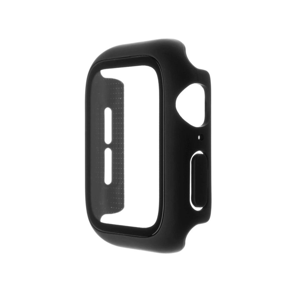 Ochranné pouzdro Pure+ s temperovaným sklem pro Apple Watch 44mm, černé