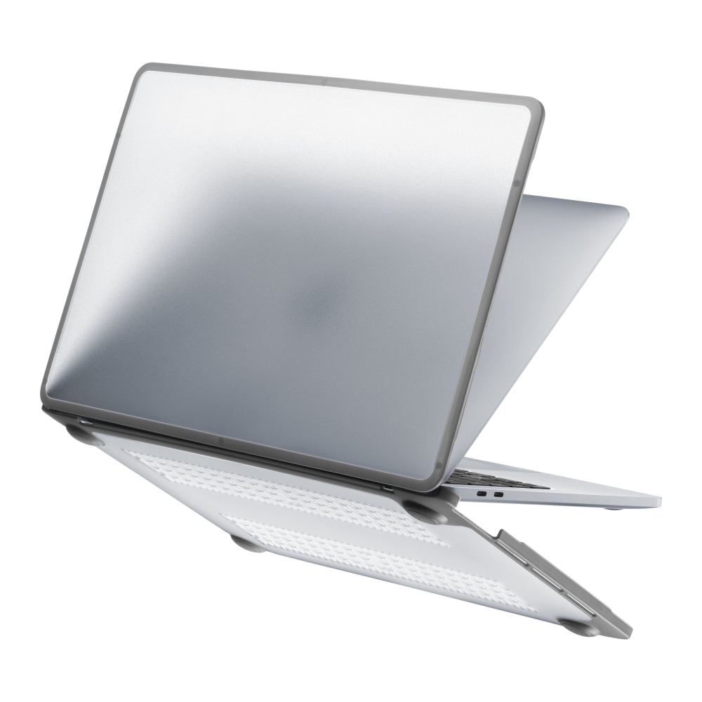 Tvrzený ochranný kryt Matt Hard Shell pro Apple MacBook Air 13'' (2018-2020)/Retina (2020), transparentní