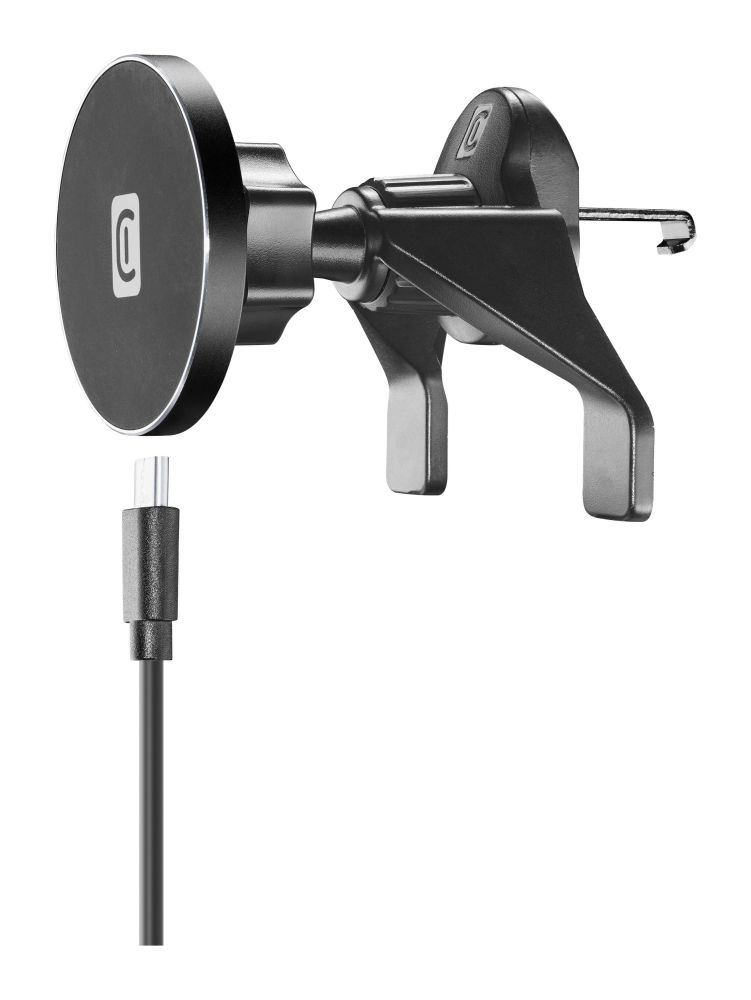 Magnetický držák Touch Air Mag do mřížky ventilace s podporou MagSafe a bezdrátovým nabíjením, černý