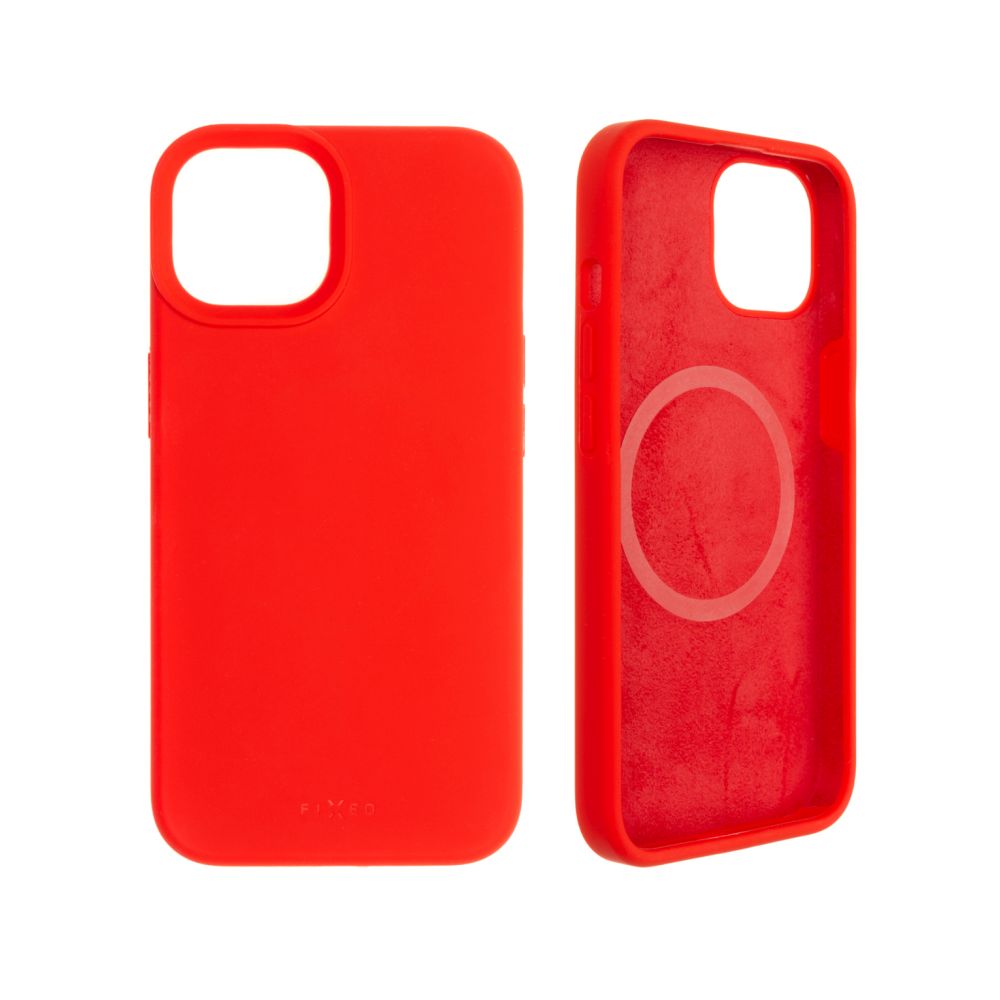 Zadní kryt MagFlow s podporou MagSafe pro Apple iPhone 14, červený