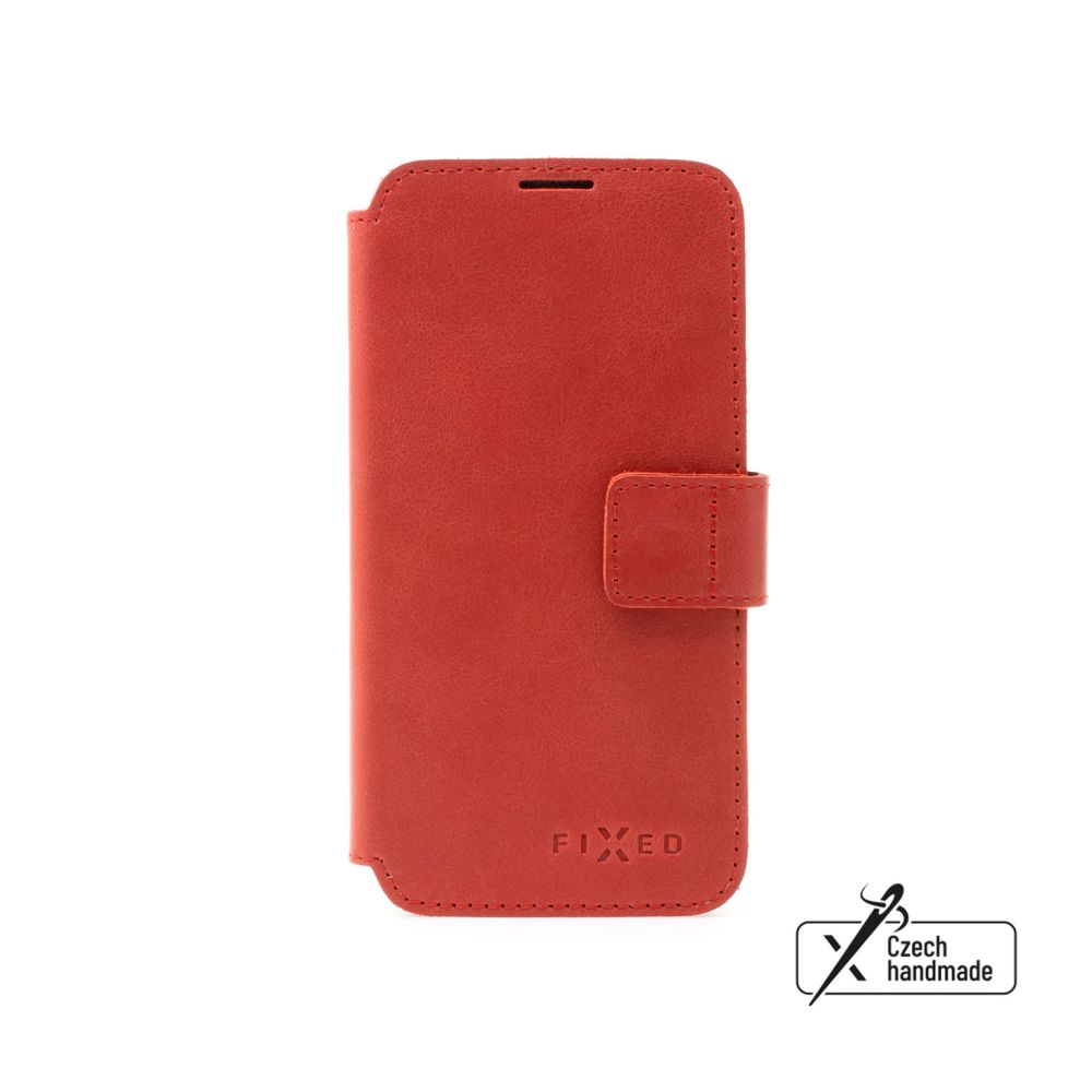 Kožené pouzdro typu kniha ProFit pro Apple iPhone 14, červené