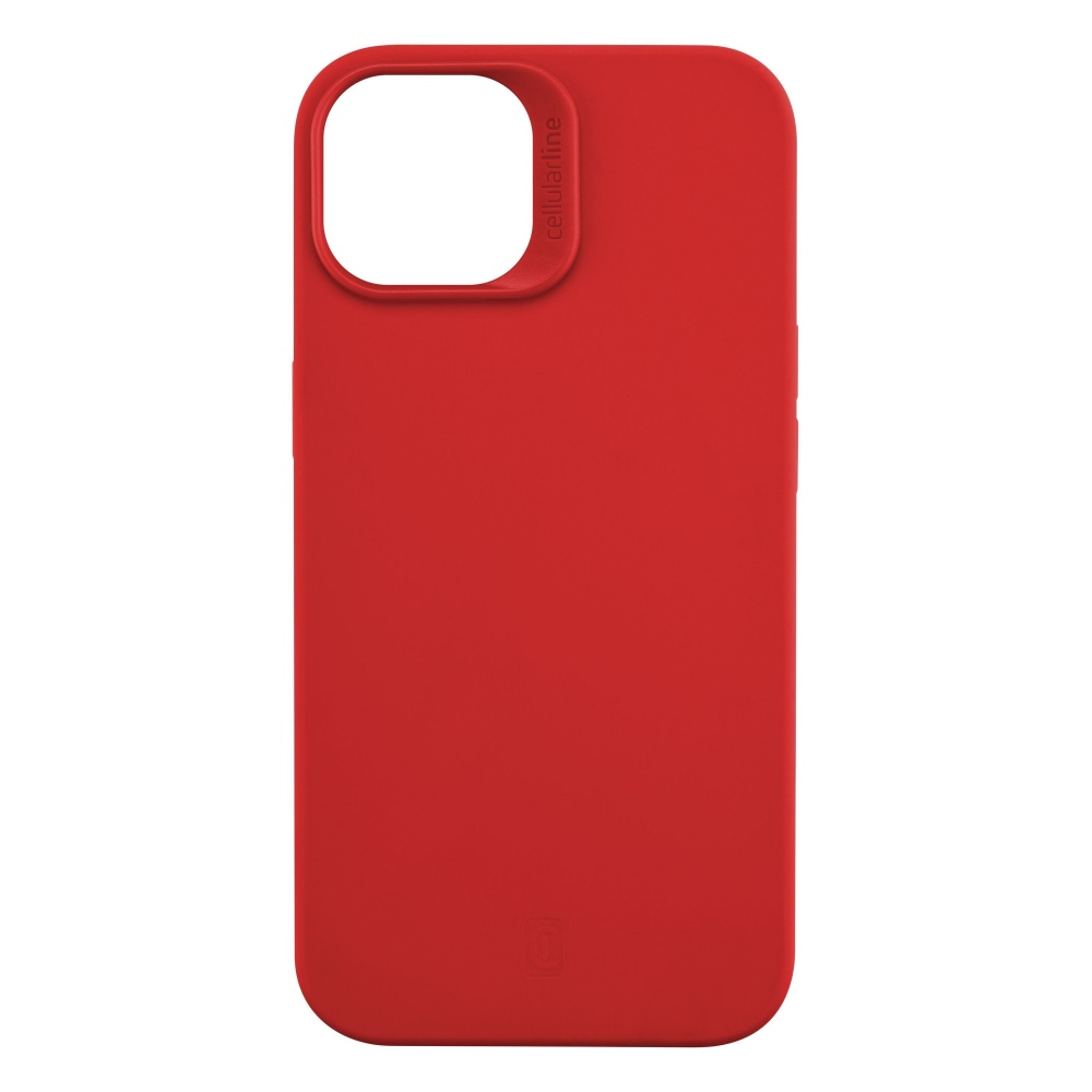 Ochranný silikonový kryt Sensation pro Apple iPhone 14, červený
