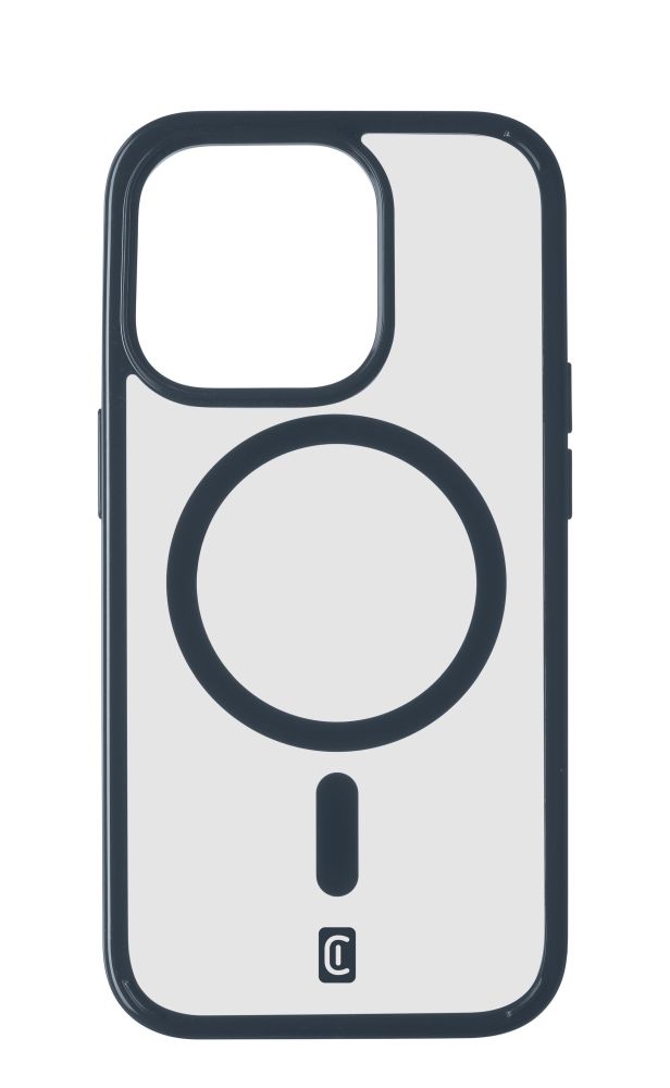 Zadní kryt Pop Mag s podporou Magsafe pro Apple iPhone 15 Pro, čirý / modrý