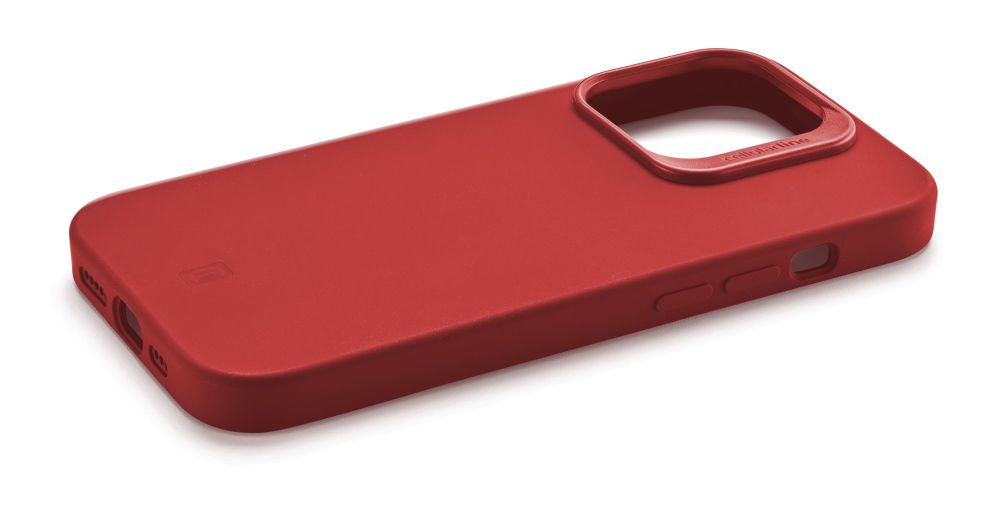 Ochranný silikonový kryt Sensation Plus pro Apple iPhone 15, červený