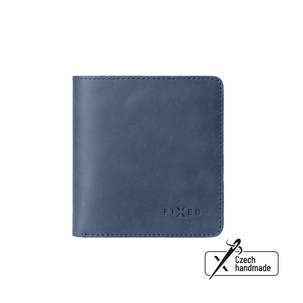 Kožená peněženka Classic Wallet z pravé hovězí kůže, modrá