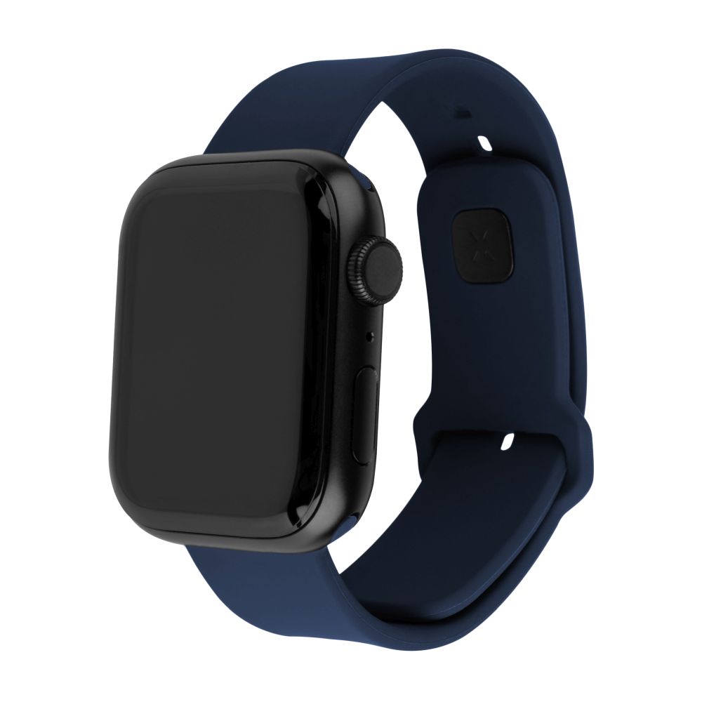 Set silikonových řemínků Silicone Sporty Strap pro Apple Watch 38/40/41mm, modrý
