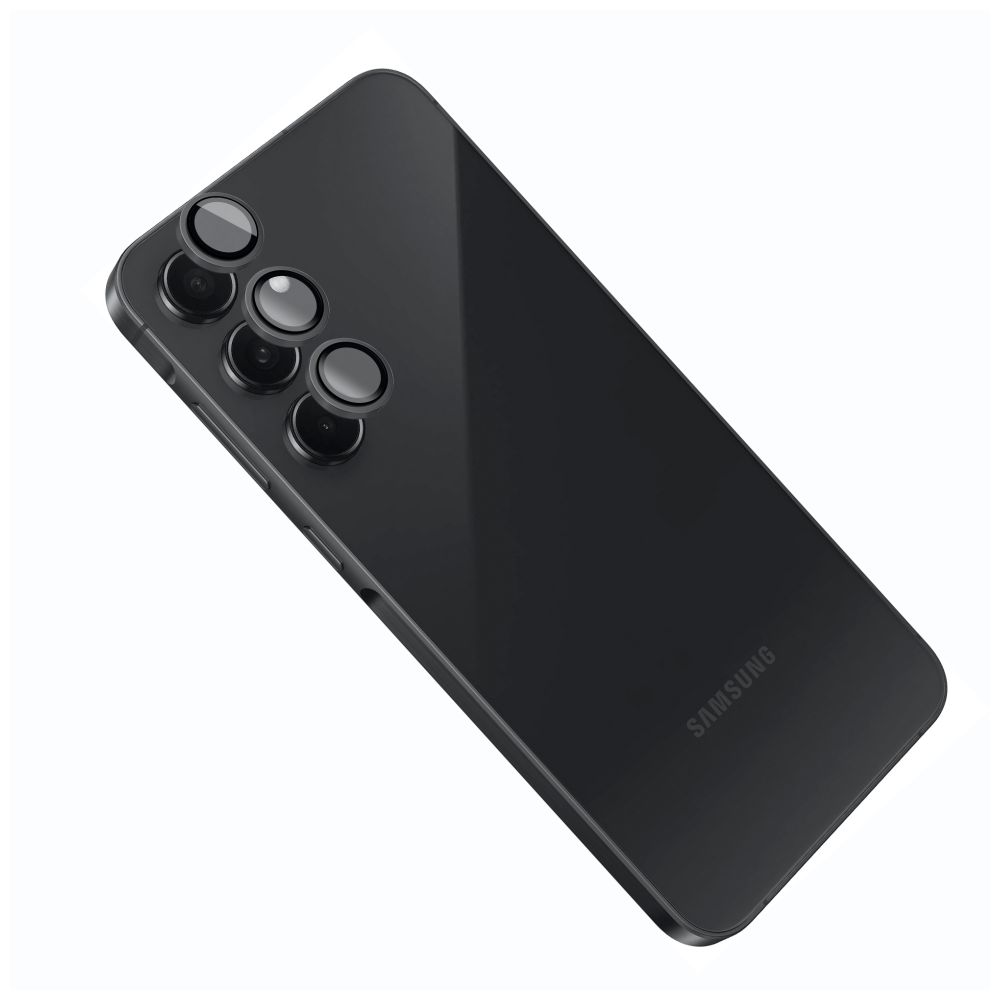 Ochranná skla čoček fotoaparátů Camera Glass pro Samsung Galaxy A15/A15 5G, černá