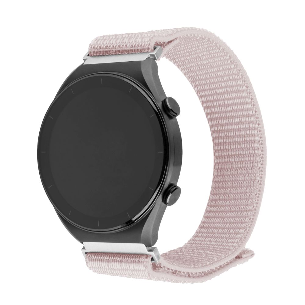 Nylonový řemínek Nylon Sporty Strap s Quick Release 22mm pro smartwatch, růžově zlatý