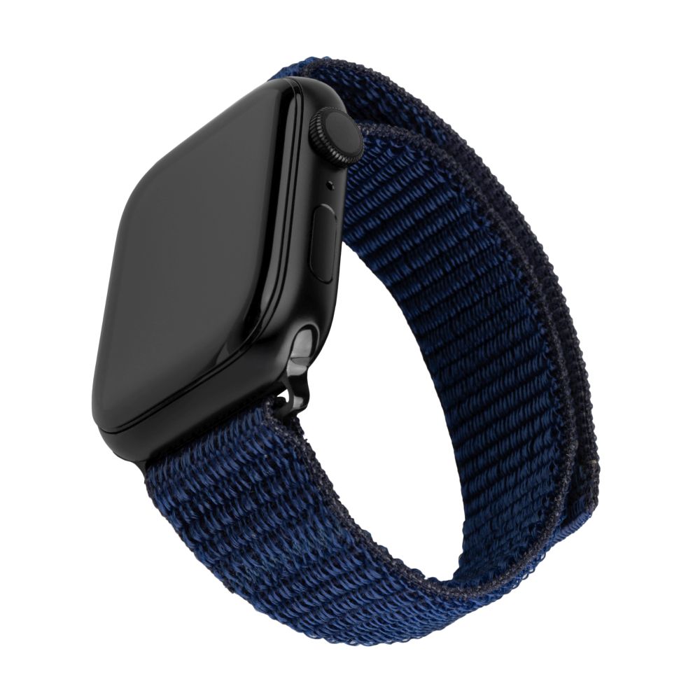 Nylonový řemínek Nylon Sporty Strap pro Apple Watch 42/44/45mm, tmavě modrý