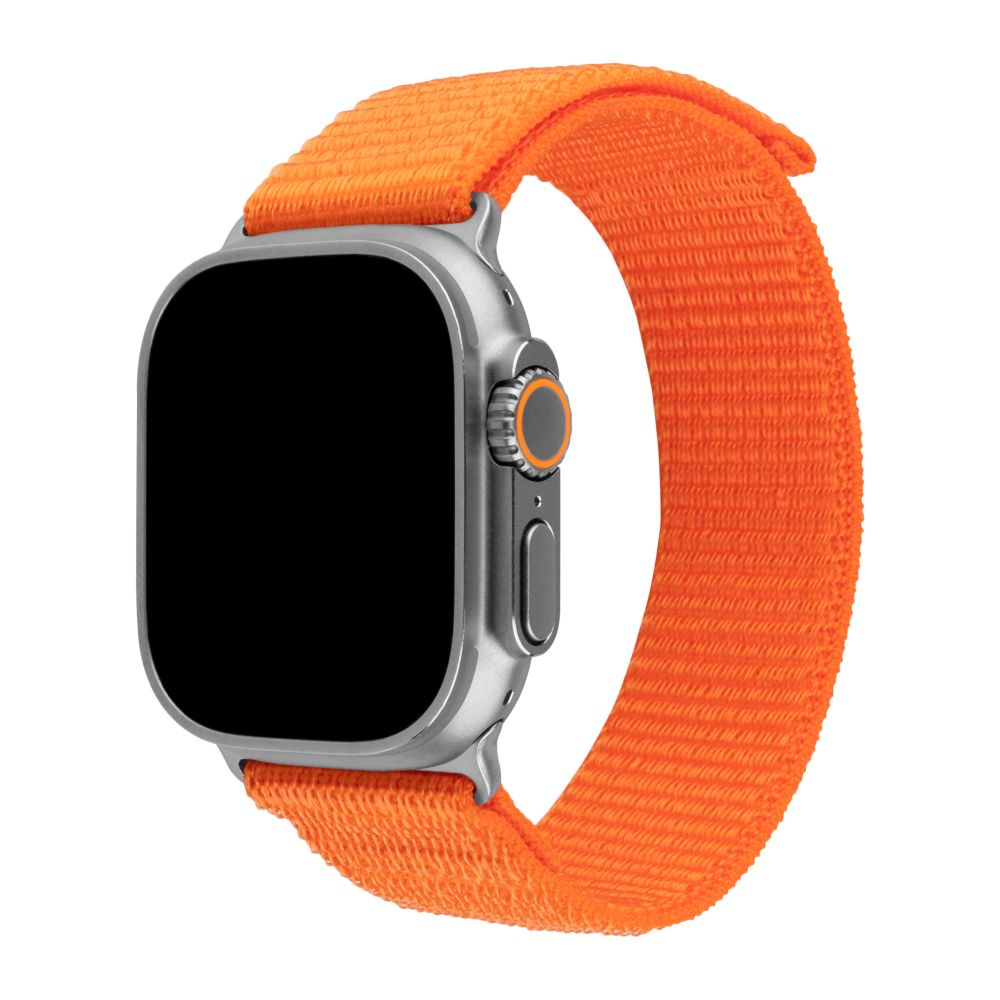 Nylonový řemínek Nylon Sporty Strap pro Apple Watch Ultra 49mm, oranžový