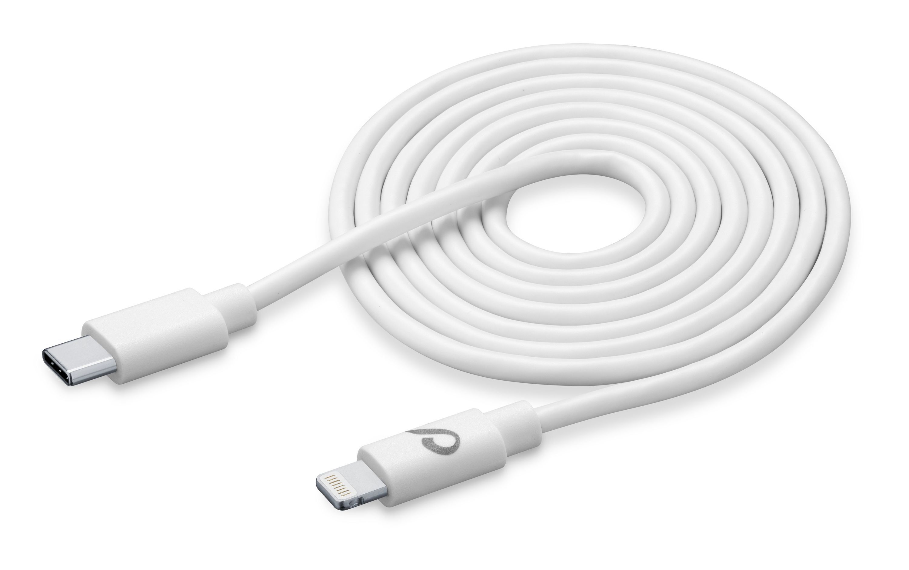 USB-C datový kabel s konektorem Lightning, 200 cm, bílý