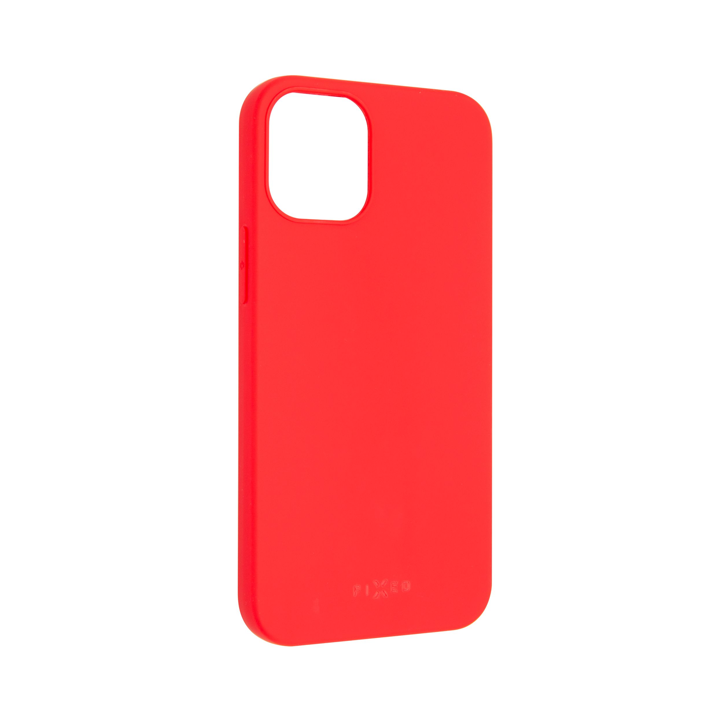 Zadní pogumovaný kryt Story pro Apple iPhone 12 mini, červený