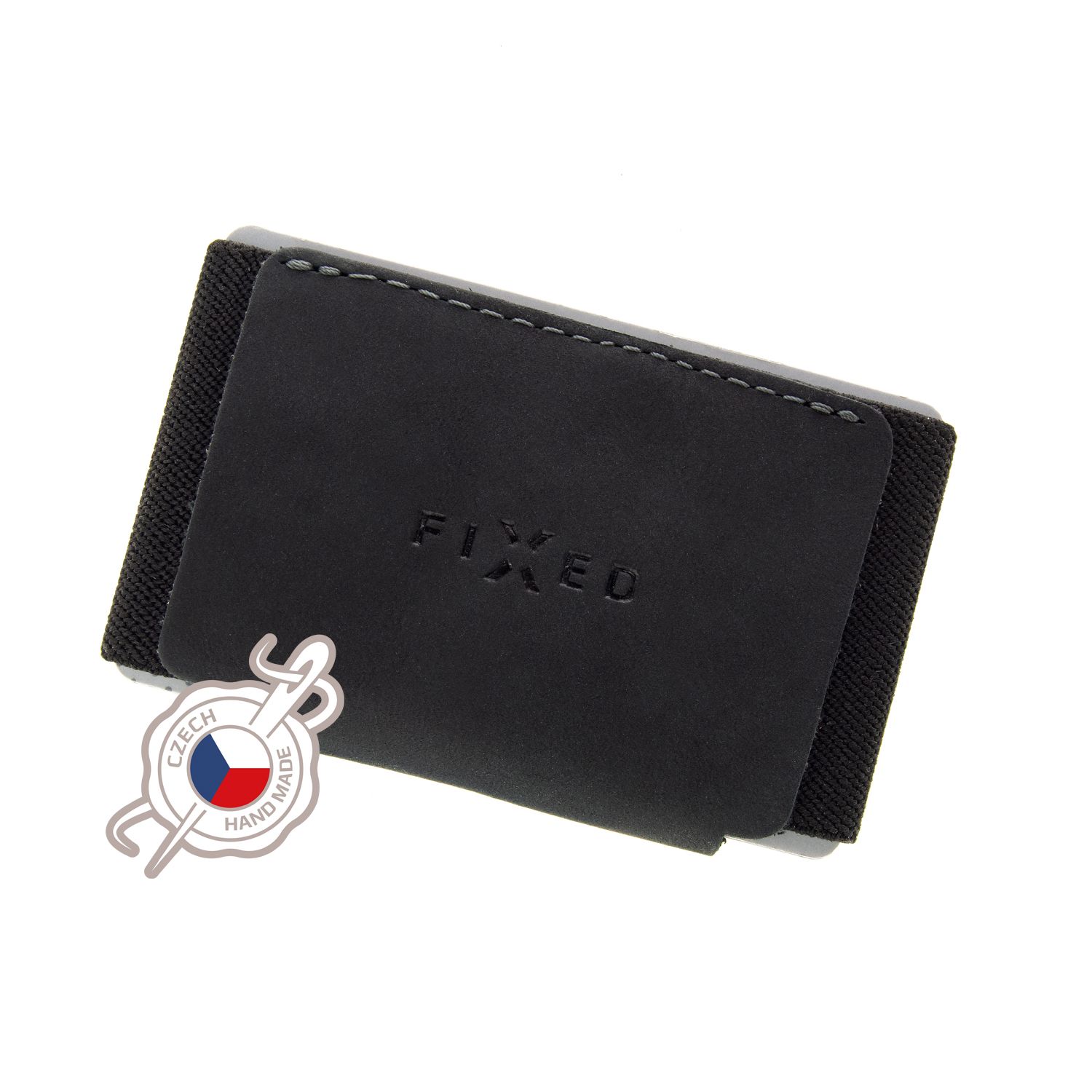 Kožená peněženka Tiny Wallet z pravé hovězí kůže, černá