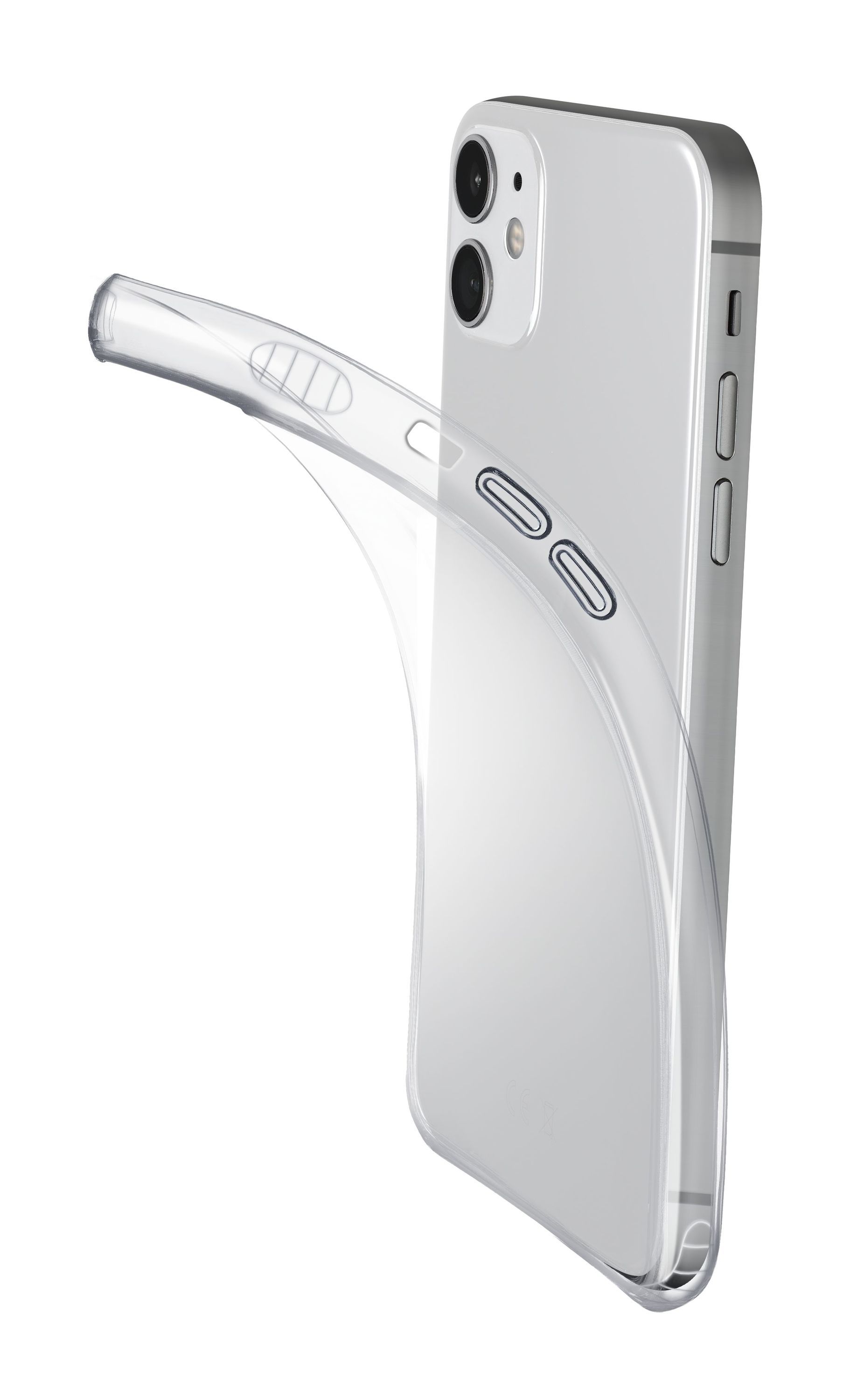 Extratenký zadní kryt Fine pro Apple iPhone 12 mini, transparentní