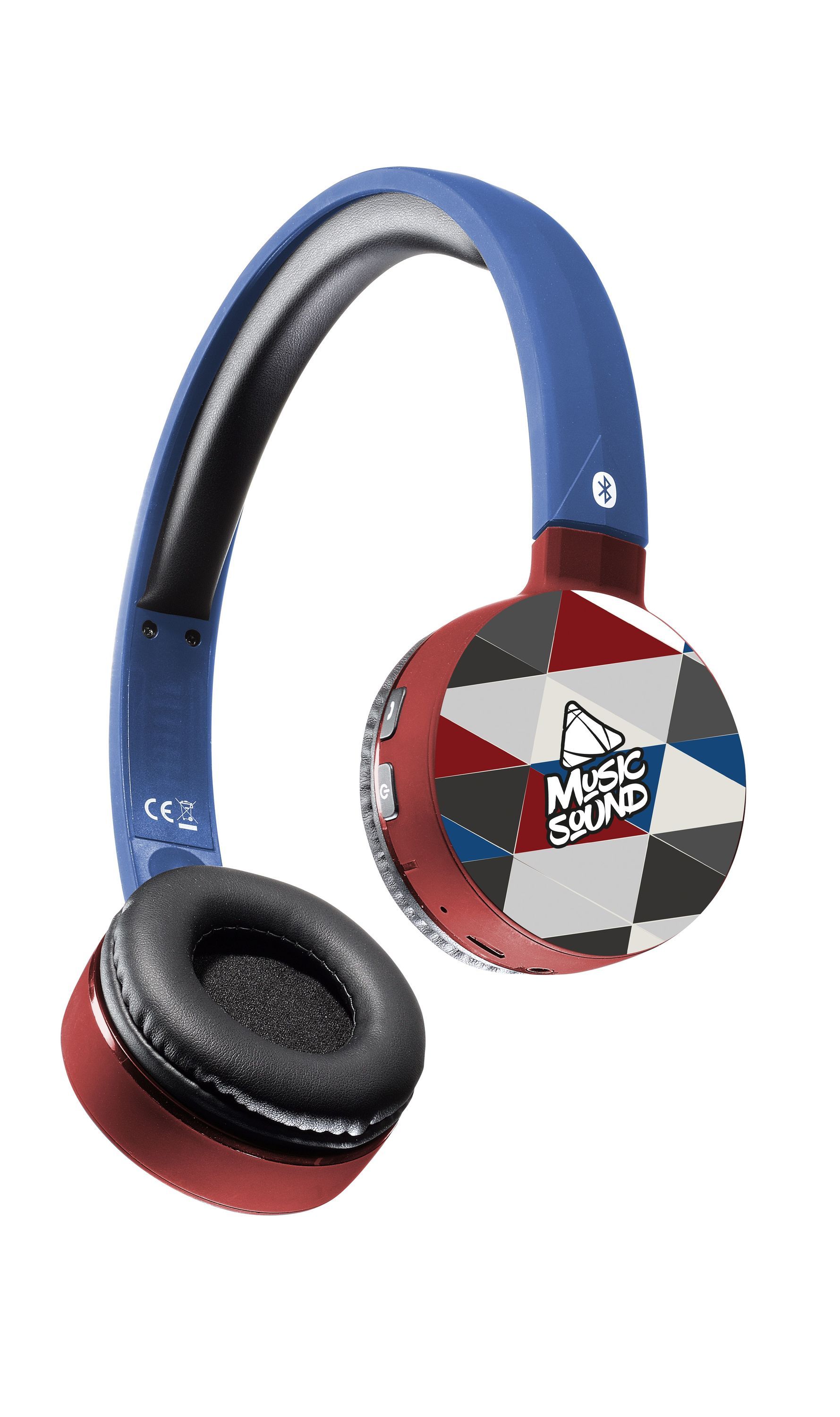 Bluetooth sluchátka MUSIC SOUND s hlavovým mostem a mikrofonem, vzor 6 (2020)