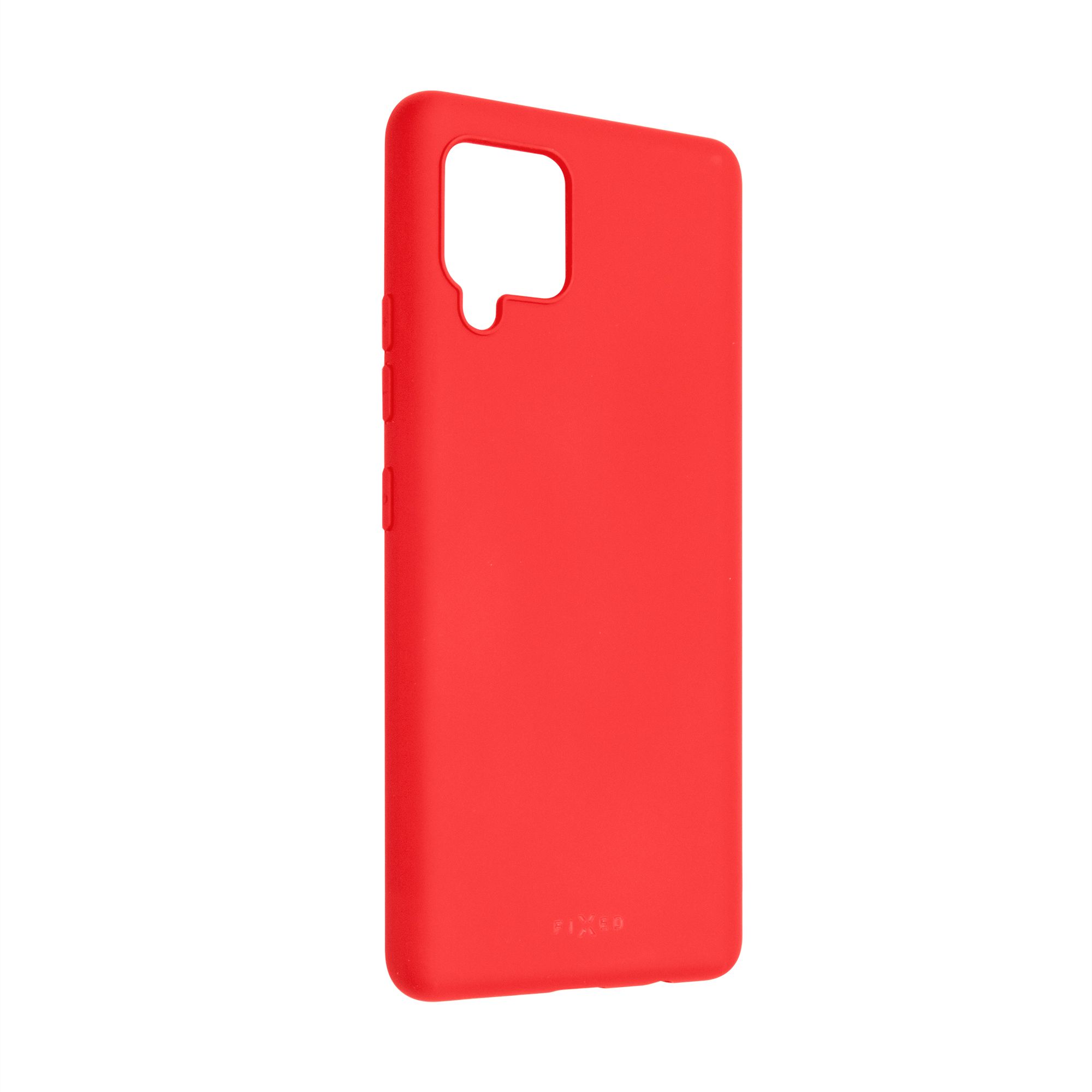 Zadní pogumovaný kryt Story pro Samsung Galaxy A42 5G/ M42 5G, červený