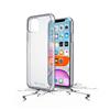 Back clear cover with Cellularline Clear Duo protective frame for Apple iPhone 11
