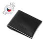 Kožená peňaženka FIXED Wallet z pravej hovädzej kože, čierna