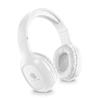 Bluetooth Music Sound Basic headphones with headband and microphone, white
