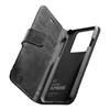 Cellularline Supreme book-type premium leather case for Apple iPhone 13 Pro, black