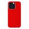 Ochranný silikónový kryt Cellularline Sensation pre Apple iPhone 13 Pro Max, červený