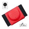 Kožená peňaženka FIXED Sense Tiny Wallet so smart trackerom FIXED Sense, červená