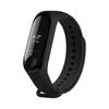 Silikonový remienok FIXED Silicone Strap pre Xiaomi Mi Band 3/4, čierny