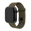 Set silikonových řemínků FIXED Silicone Sporty Strap pro Apple Watch 42/44/45/46mm, olivový