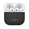 Ultratenké silikonové pouzdro FIXED Silky pro Apple AirPods 4, černé