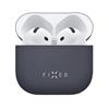 Ultratenké silikonové pouzdro FIXED Silky pro Apple AirPods 4, modré