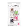 Kabelový organizér Cable Candy Bunny Beans, 5 ks, různé barvy