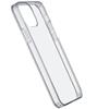 Back cover with protective frame Cellularline Clear Duo for iPhone 12, transparent