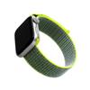 Nylonový remienok FIXED Nylon Strap pre Apple Watch 38/40/41 mm, tmavo limetkový