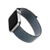 Nylonový řemínek FIXED Nylon Strap pro Apple Watch 42/44/45/49mm, temně šedý